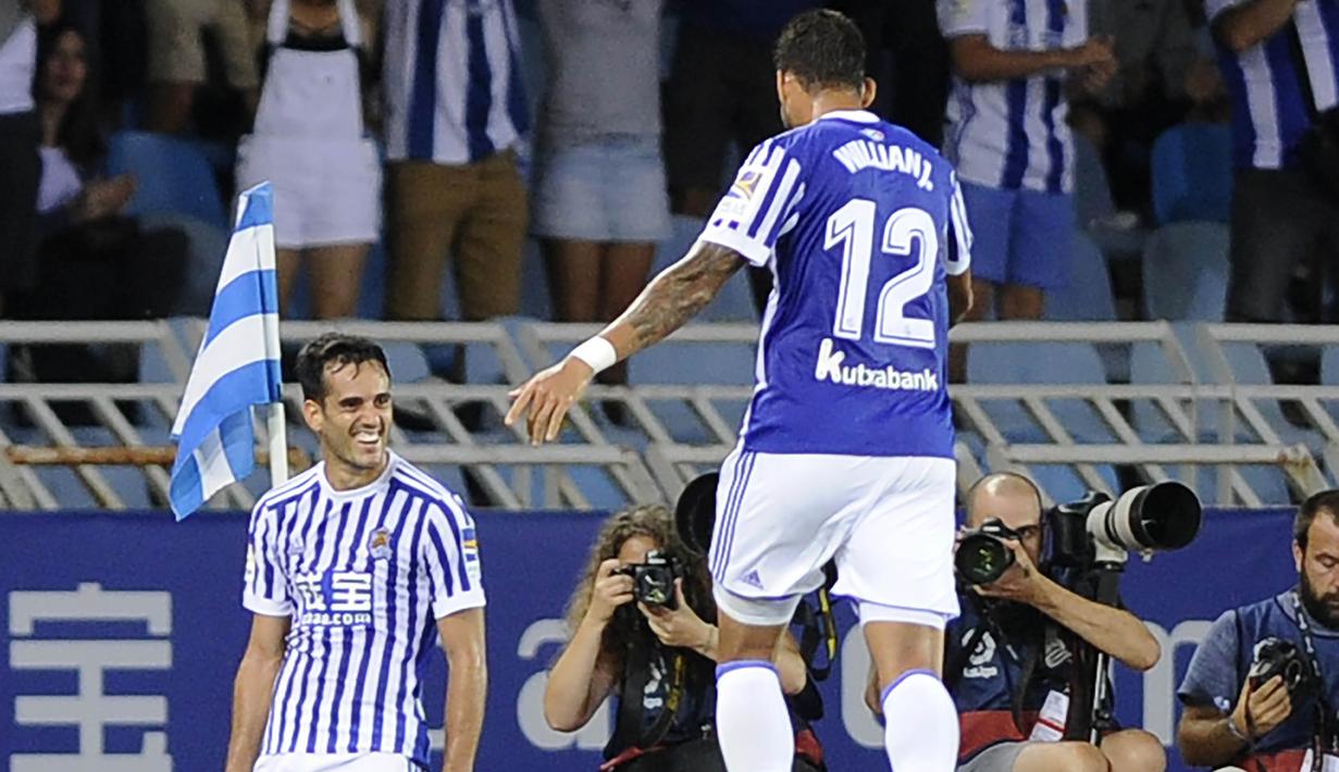 5. Juanmi (Real Sociedad) - 3 Gol. (AFP/Ander Gillenea)