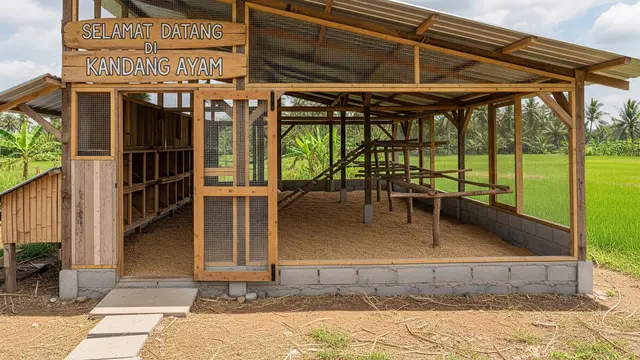 Model Kandang Ayam Ramah Pemula yang Mudah Dibersihkan Setiap Hari