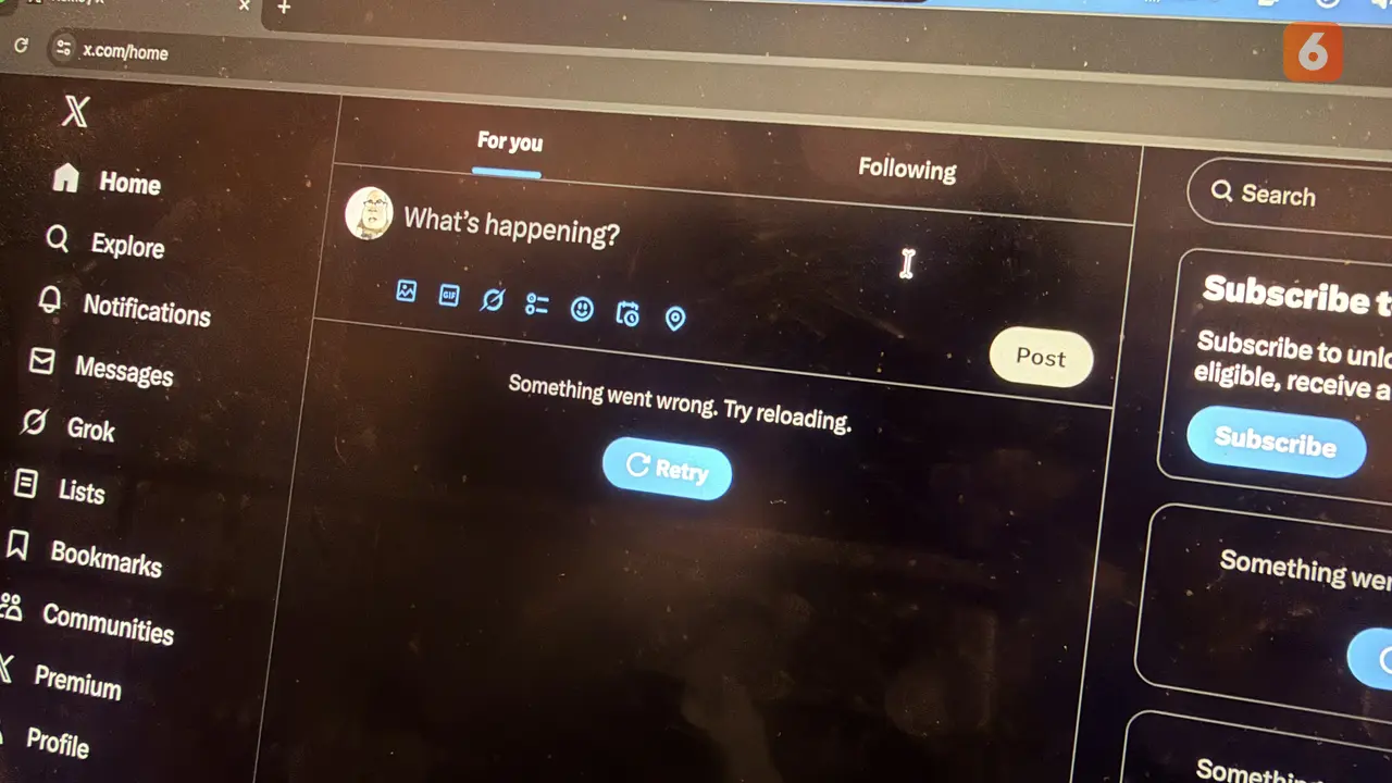 X Twitter Down