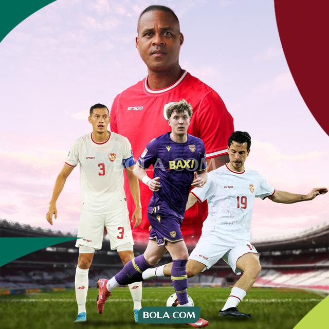 Timnas Indonesia - Patrick Kluivert Dikelilingi Jay Idzes, Ole Romeny, Thom Haye