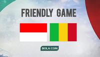 Indonesia U-22 Vs Mali U-22, Friendly Game. (Bola.com/Wiwig Prayugi)