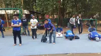  Beralaskan Karpet Biru, Bobotoh Shalat Ashar di SUGBK