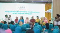 Iriana Jokowi Serukan Pengelolaan Komoditas Hortikultura Skala Rumah Tangga di Makassar