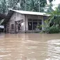 Salah satu titik banjir di Kabupaten Solok. (Liputan6.com/ Novia Harlina/ ist)