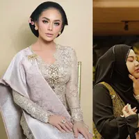 Melihat gaya Krisdayanti saat beri restu Atta Halilintar dan Aurel Hermansyah tunaikan ibadah Haji (@krisdayantilemos @attahalilintar)