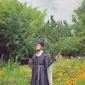 Aktor Park Bo Gum memakai hanbok. (dok. Twitter @bogummy)