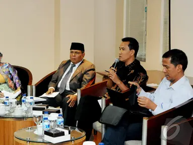 Sebuah diskusi bertajuk "Perppu Pilkada Buat Siapa ?" digelar di Gedung DPD RI Jakarta, Rabu (15/10/2014) (Liputan6.com/Andrian M Tunay)