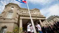 Upacara pembukaan Kedubes Kuba di Washington (darkroom.baltimoresun.com)