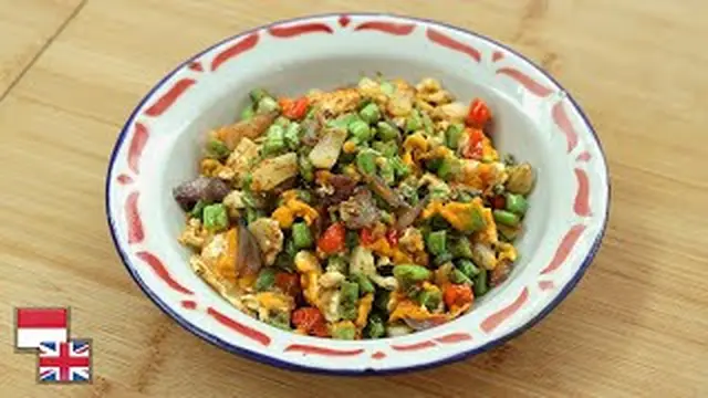 tumis telur buncis oseng bawang