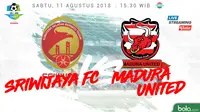 Liga 1 2018 Sriwijaya FC Vs Madura United (Bola.com/Adreanus Titus)