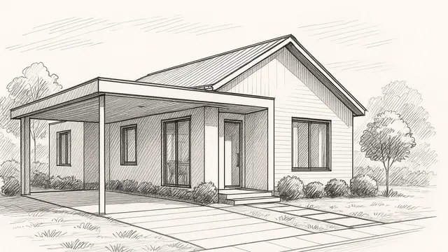 7 ⁠Gambar Sketsa Rumah Ukuran 10x20