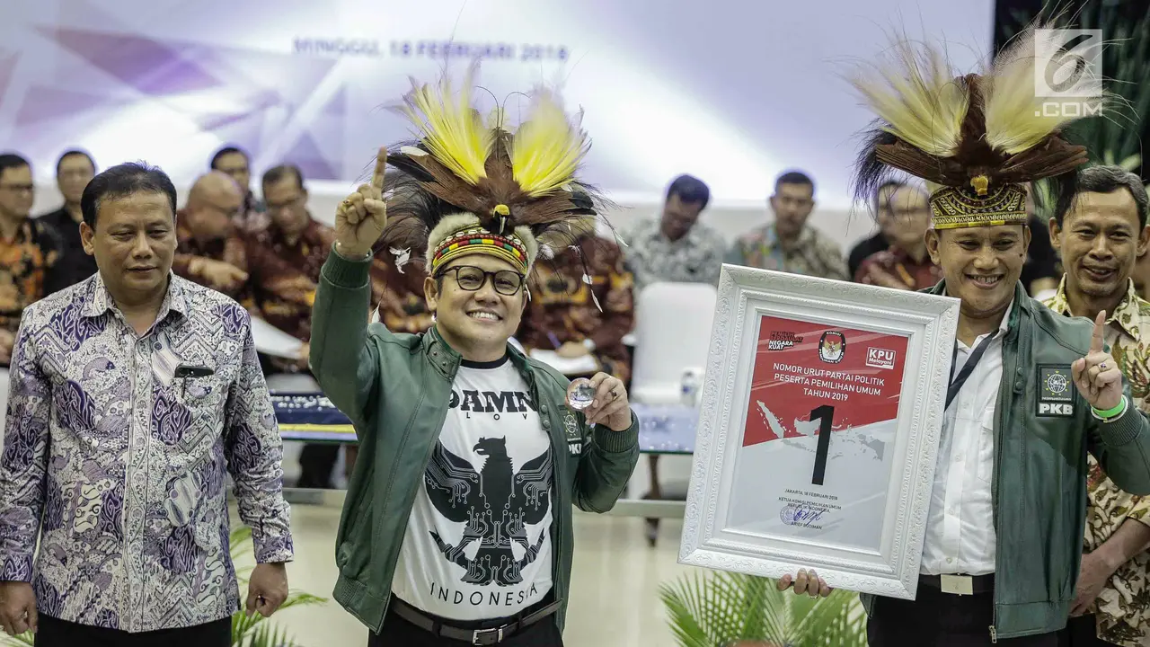 Ingat, Ini Daftar Nomor Urut 14 Parpol Peserta Pemilu 2019