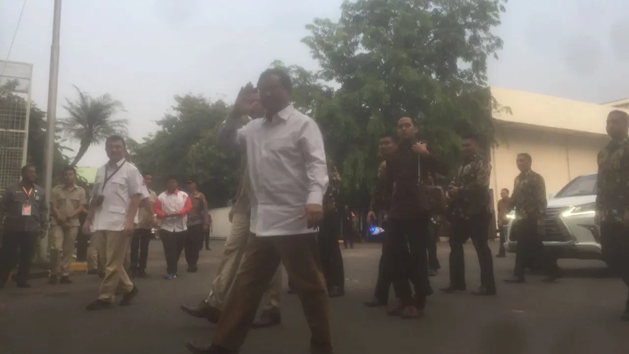 Prabowo Subianto menyambangi RSPAD untuk menjalani tes kesehatan