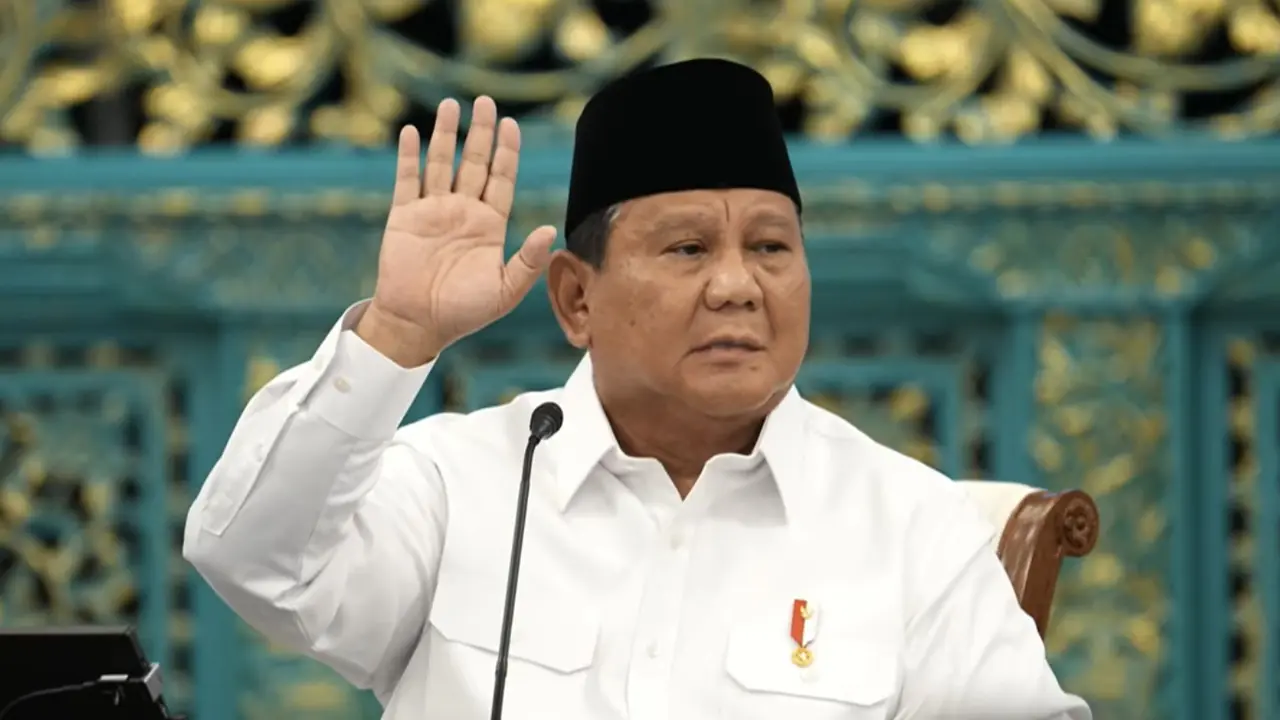 Prabowo memimpin sidang kabinet paripurna