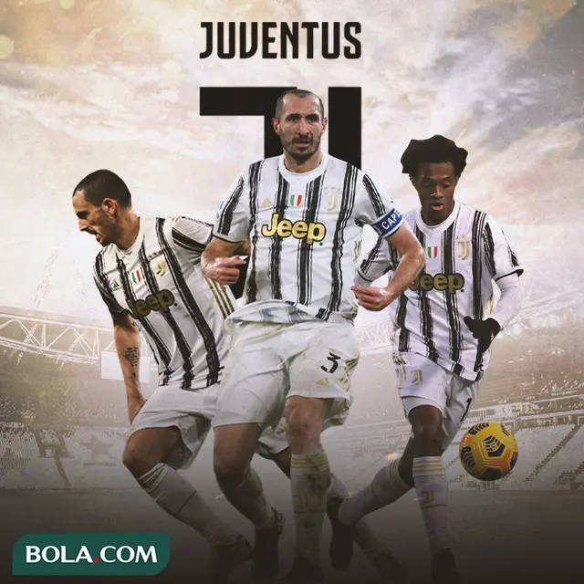 Juventus - Leonardo Bonucci, Giorgio Chiellini, Juan Cuadrado