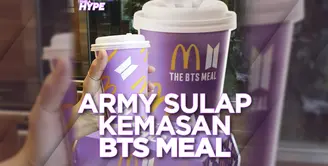 ARMY Sulap Kemasan BTS Meal Jadi Merchandise Keren