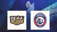 Liga 1 - Dewa United Vs Arema FC (Bola.com/Adreanus Titus)