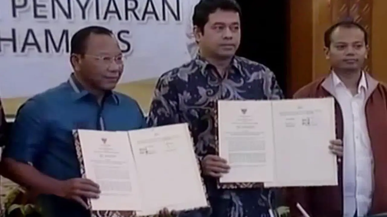 KPI dan BNPT Tandatangani MOU Cegah Paham Radikalisme