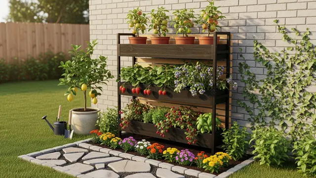 Desain Taman Buah Kecil di Pojok Pekarangan Rumah/Gemini AI