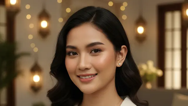 Kalung Klavikula Emas 18K Liontin Pendant