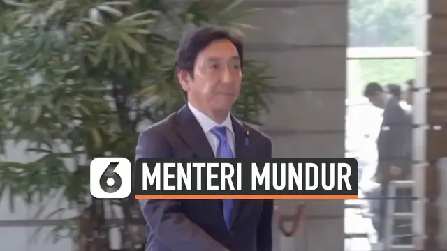 Menteri Perdagangan Jepang Isshu Sugawara mengundurkan diri setelah diduga melakukan tindakan tidak etis dalam undang-undang pemilu.