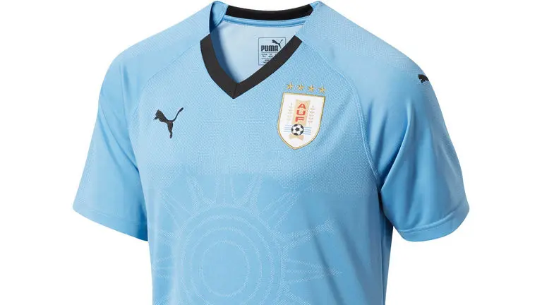 Jersey tim nasional Uruguay di ajang Piala Dunia 2018. (Sky Sports).