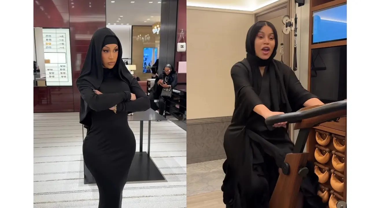 Cardi B di Arab Saudi. (Instagram/ iamcardib)