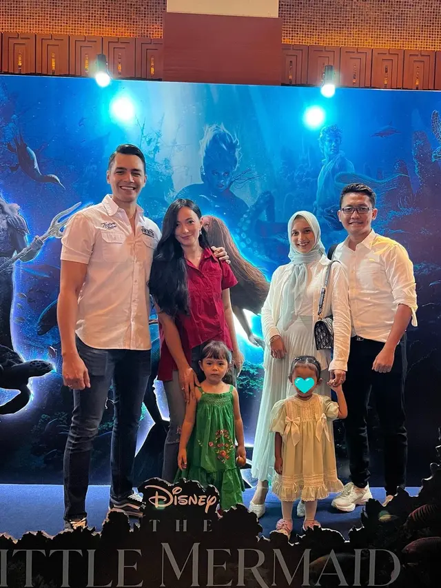 6 Potret Asmirandah Ajak Anak Nonton The Little Mermaid, Bertemu Jessica Mila
