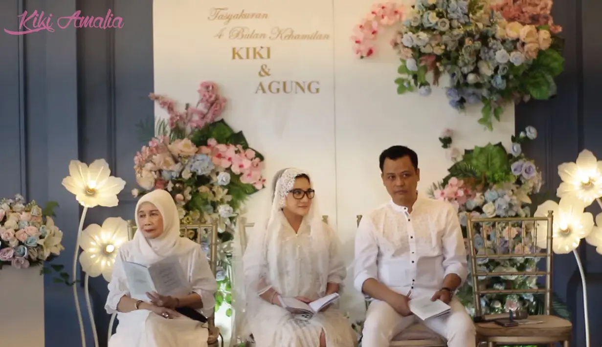 Kiki Amalia Tasyakuran 4 Bulan Kehamilan di Usia 41 (Sumber: YT Kiki Amalia TV)