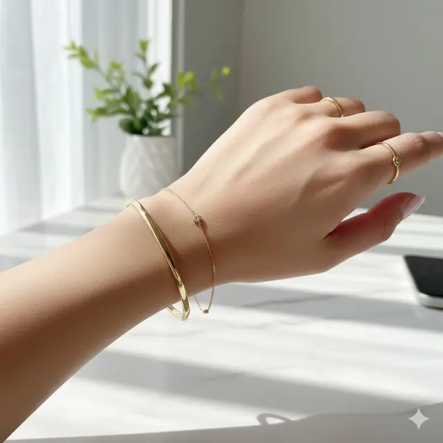 Model Gelang Wanita Elegan 3 Gram 10 Karat