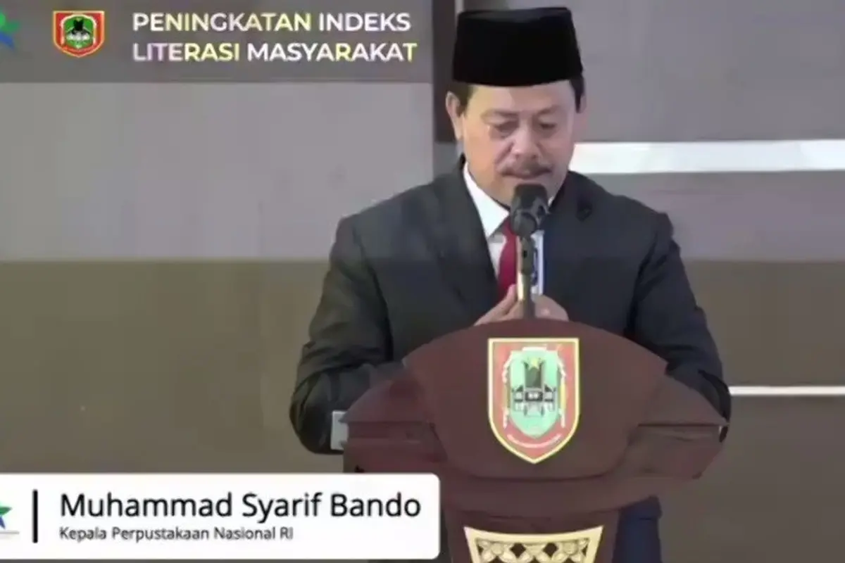 Kepala Perpustakaan Nasional Muhammad Syarif Bando