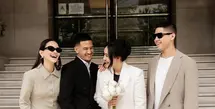 Tak hanya momen bahagianya yang menyita perhatian, kehadiran Alyssa Daguise bersama sang tunangan, Al Ghazali, juga menjadi sorotan. [@alyssadaguise].