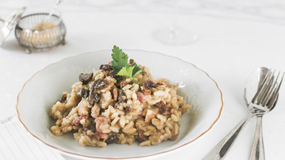 Resep Praktis Barley Risotto Jamur sebagai Menu Tinggi Serat untuk Sahur