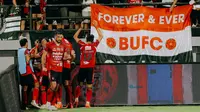 Bali United merayakan gol ke gawang Persebaya Surabaya pada BRI Liga 1 2024/2025. (Dok Bali United).