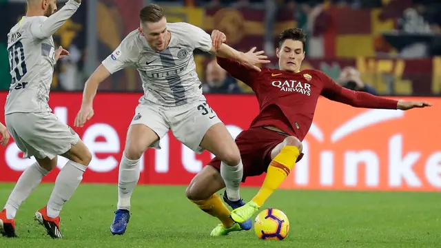 Inter Milan Tahan Imbang AS Roma di Olimpico