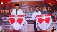 Bakal paslon Calon Bupati dan Calon Wakil Bupati Ikram Umasugi-Sudarmo resmi daftar Pilkada Buru 2024 ke Komisi Pemilihan Umum Daerah (KPUD) Buru pada Kamis 29 Agustus 2024. (Ist)