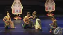 Sebuah pementasan wayang orang Ramayana Betawi bertajuk "Rama Jadi Raja" di Taman Ismail Marzuki, Jakarta, Jumat (7/11/2014)(Liputan6.com/Andrian M Tunay)