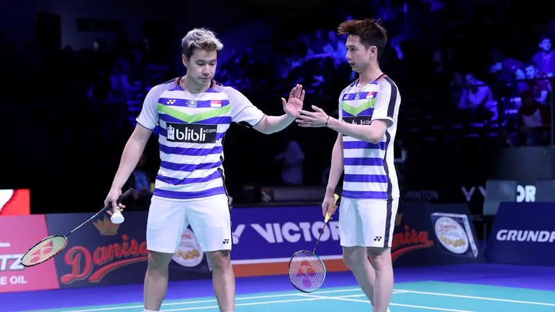 Kevin Sanjaya Sukamuljo / Marcus Fernaldi Gideon - Denmark Open 2018