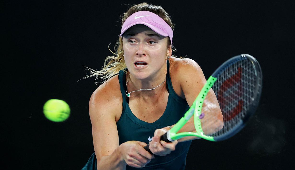 3. Elina Svitolina (Ukraina) - Wakil Ukraina ini menempati posisi kelima petenis putri dunia. Elina mengumpulkan 5260 poin. (Photo by David Gray / AFP)