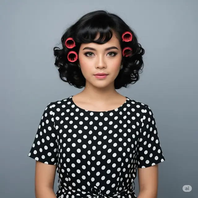 Ide Potong Rambut Pendek Aesthetic. Foto: Gemini