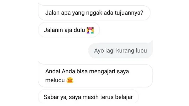 Tebakan Asisten Google (Sumber: Twitter/@sabtrizal)