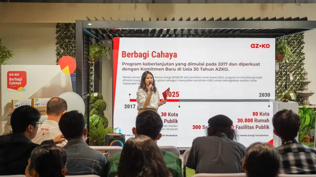 Perkuat Komitmen Keberlanjutan, AZKO Bagikan Lampu LED Hemat Energi ke 30 Ribu Rumah hingga 2030