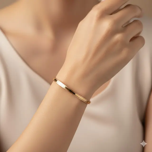 7 Model Gelang Bangle 2 Gram yang Klasik tapi Selalu Terlihat Kekinian, Simpel namun Berkelas