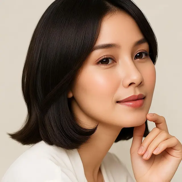 Model Rambut Wanita Bob Panjang / Ilustrasi AI