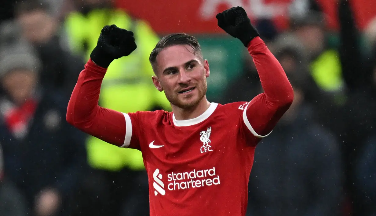 Pemain Liverpool, Alexis Mac Allister lahir pada 24 Desember 1998 di Santa Rosa, Argentina.  Sehari sebelum Natal tahun ini dia berusia 25 tahun.  (AFP/Paul Ellis)