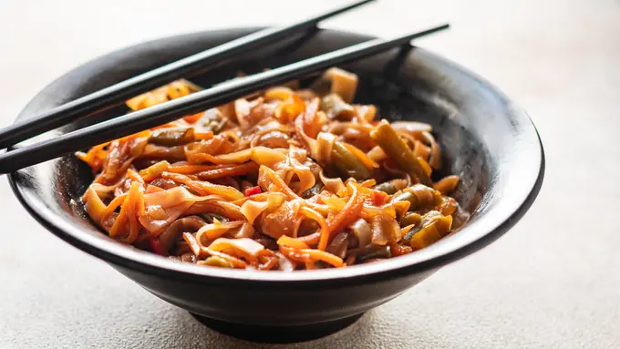 mie shirataki goreng kuah seblak