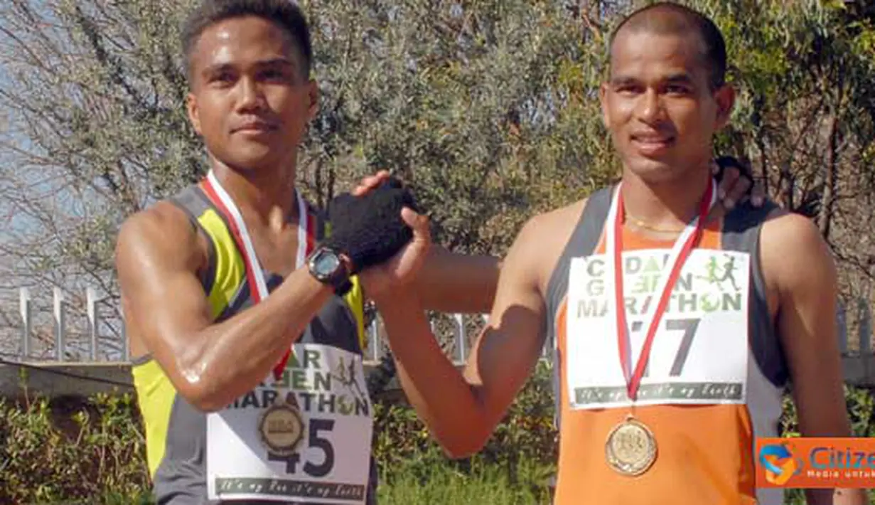 Citizen6, Lebanon: Prajurit Indobatt, Praka Yusriadin, menang lomba marathon dan menempati posisi ketiga dan berhak mendapatkan tropi, medali perunggu serta uang pembinaan sebesar $500. (Pengirim: Badarudin Bakri Badar)