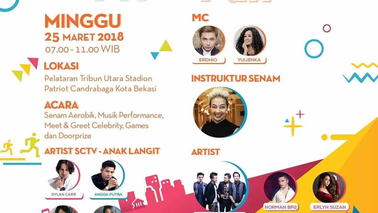 O Channel Hadirkan Fit & Fun di Kota Bekasi