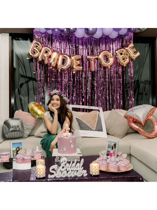 Jelang Dinikahi Rizky Febian, Ini 6 Potret Kejutan Bridal Shower Mahalini dari Keluarga