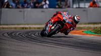 Pembalap Ducati, Jorge Lorenzo akan memulai balapan MotoGP Jerman 2018 dari posisi ketiga. (Twitter/Ducati Motor)